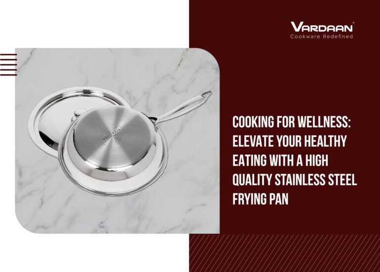 High-Quality Stainless Steel Frying Pan
